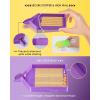 imageSilky Diamond Painting Tray with Lid Diamond Painting Accessories Diamond Art Tray with Prismatic Shine Lid Diamond Art Accessories and Tools for 5D Diamond Painting Beads Silky VioletSparkling Ice
