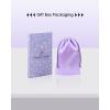 imageSilky Diamond Painting Tray with Lid Diamond Painting Accessories Diamond Art Tray with Prismatic Shine Lid Diamond Art Accessories and Tools for 5D Diamond Painting Beads Silky VioletSparkling Ice