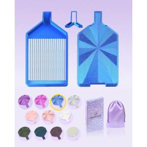 imageSilky Diamond Painting Tray with Lid Diamond Painting Accessories Diamond Art Tray with Prismatic Shine Lid Diamond Art Accessories and Tools for 5D Diamond Painting Beads Silky VioletSilky Sapphire