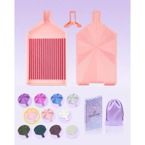 imageSilky Diamond Painting Tray with Lid Diamond Painting Accessories Diamond Art Tray with Prismatic Shine Lid Diamond Art Accessories and Tools for 5D Diamond Painting Beads Silky VioletSilky Peach