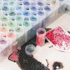 imageAB Diamond Painting Beads Square Drill Diamond Painting Accessories 60 Colors Diamond Beads AB Diamond Painting Drills for Diamond Art Accessories and Tools Diamond Painting Supplies 60000 pcs60 Colors Square