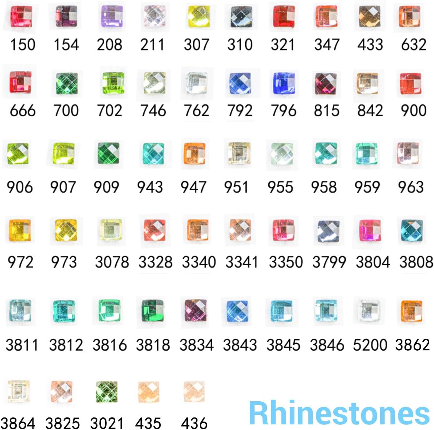 imageCrystal Round Diamond Painting Bead Crystal Drill Rhinestone Single Color 632 1000PCS211