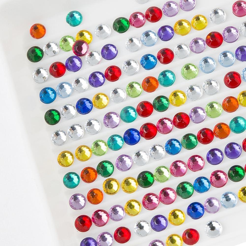 imageCrystal Round Diamond Painting Bead Crystal Drill Rhinestone Single Color 632 1000PCS597