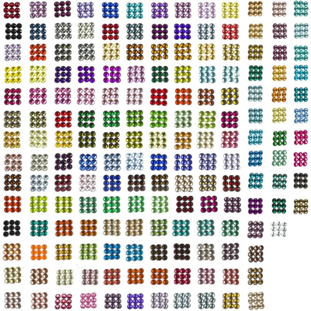 imageCrystal Round Diamond Painting Bead Crystal Drill Rhinestone Single Color 632 1000PCS818