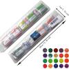 image20000PCS Glitter Beads for Diamond Painting Diamond Painting Beads Diamond Painting Accessories 20 Colors Round Diamond Painting Drills Flatback Rhinestones for Crafts Bead Art or Nails Art 28MMSquare