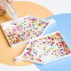 image20000PCS Glitter Beads for Diamond Painting Diamond Painting Beads Diamond Painting Accessories 20 Colors Round Diamond Painting Drills Flatback Rhinestones for Crafts Bead Art or Nails Art 28MMRound