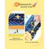 imageForeverYoung DIY Growth Chart for Wall Diamond Art Kits for Kids Diamond Painting Kits for Adults Square Drill Diamond Painting Kit Gem Art Kit with Diamond DotsCity Height Chart 472 x 39 InchRocket