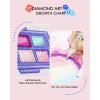imageForeverYoung DIY Growth Chart for Wall Diamond Art Kits for Kids Diamond Painting Kits for Adults Square Drill Diamond Painting Kit Gem Art Kit with Diamond DotsCity Height Chart 472 x 39 InchMake Up