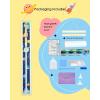 imageForeverYoung DIY Growth Chart for Wall Diamond Art Kits for Kids Diamond Painting Kits for Adults Square Drill Diamond Painting Kit Gem Art Kit with Diamond DotsCity Height Chart 472 x 39 InchRocket