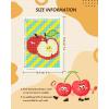 imageForeverYoung Minigem Diamond Painting Kits Mini Diamond Art Kits 9Pcs Small Diamond Art Kits for Adults 2Hour Painting PostcardStyle Resin Square Drill Diamond Painting Kits 5x7 Inch CactusFruit