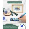 imageForeverYoung Minigem Diamond Painting Kits Mini Diamond Art Kits 9Pcs Small Diamond Art Kits for Adults 2Hour Painting PostcardStyle Resin Square Drill Diamond Painting Kits 5x7 Inch CactusClassic Painting