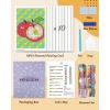 imageForeverYoung Minigem Diamond Painting Kits Mini Diamond Art Kits 9Pcs Small Diamond Art Kits for Adults 2Hour Painting PostcardStyle Resin Square Drill Diamond Painting Kits 5x7 Inch CactusFruit