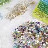 imageRhinestones Diamond Painting Beads Bead Art Diamond Painting Drills Diamonds Art Accessories and Tools Rhinestones for Makeup 20 Colors Round 4000PCS60 Colors Round