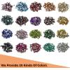 imageRhinestones Diamond Painting Beads Bead Art Diamond Painting Drills Diamonds Art Accessories and Tools Rhinestones for Makeup 20 Colors Round 4000PCSSquare