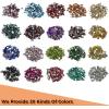 imageRhinestones Diamond Painting Beads Bead Art Diamond Painting Drills Diamonds Art Accessories and Tools Rhinestones for Makeup 20 Colors Round 4000PCSSquare