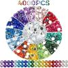 imageRhinestones Diamond Painting Beads Bead Art Diamond Painting Drills Diamonds Art Accessories and Tools Rhinestones for Makeup 20 Colors Round 4000PCSRound