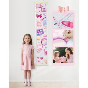 imageForeverYoung DIY Growth Chart for Wall Diamond Art Kits for Kids Diamond Painting Kits for Adults Square Drill Diamond Painting Kit Gem Art Kit with Diamond DotsCity Height Chart 472 x 39 InchMake Up