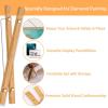 image2 Pack Diamond Painting Frames Diamond Painting Storage for Diamond Painting Kits Heavy Duty Painting Hanging Scroll Diamond Art Frames Wood Frame Screw Poster Hanger Diamond Art Accessories1616  40cm 2 packs