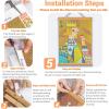 image2 Pack Diamond Painting Frames Diamond Painting Storage for Diamond Painting Kits Heavy Duty Painting Hanging Scroll Diamond Art Frames Wood Frame Screw Poster Hanger Diamond Art Accessories1616  40cm 2 packs