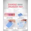 imageForeverYoung Extra Large Diamond Art Storage Containers Trays  Stand 48pcs Diamond Art Accessories Diamond Painting Trays with Lids 2in1 Diamond Art Trays and Diamond Painting Storage15pcs Portable set