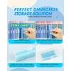 imageForeverYoung Extra Large Diamond Art Storage Containers Trays  Stand 48pcs Diamond Art Accessories Diamond Painting Trays with Lids 2in1 Diamond Art Trays and Diamond Painting Storage48pcs Extra Large traysRack