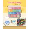 imageForeverYoung Extra Large Diamond Art Storage Containers Trays  Stand 48pcs Diamond Art Accessories Diamond Painting Trays with Lids 2in1 Diamond Art Trays and Diamond Painting Storage60pcsRack