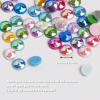 imageAB Diamond Painting Beads 5D Diamond Painting Accessories 20 Colors Round Diamond Painting Drills AB Rhinestones Flatback Rhinestones for Bead Art Gem Art Diamonds for Craft 28MM4000PCSRound