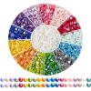imageAB Diamond Painting Beads 5D Diamond Painting Accessories 20 Colors Round Diamond Painting Drills AB Rhinestones Flatback Rhinestones for Bead Art Gem Art Diamonds for Craft 28MM4000PCSRound