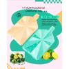imageForeverYoung Crystalline Diamond Art Trays with Lids Diamond Painting Accessories 2Piece Diamond Painting Trays with Lids Silky Diamond Art Accessories and Tools Sunlit LemonCitrus Mint