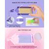 imageForeverYoung Crystalline Diamond Art Trays with Lids Diamond Painting Accessories 2Piece Diamond Painting Trays with Lids Silky Diamond Art Accessories and Tools Sunlit LemonSunlit Lemon