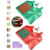 imageForeverYoung Crystalline Diamond Art Trays with Lids Diamond Painting Accessories 2Piece Diamond Painting Trays with Lids Silky Diamond Art Accessories and Tools Sunlit LemonChristmas Melody