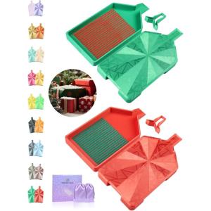 imageForeverYoung Crystalline Diamond Art Trays with Lids Diamond Painting Accessories 2Piece Diamond Painting Trays with Lids Silky Diamond Art Accessories and Tools Sunlit LemonChristmas Melody