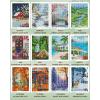 imageForeveryoung Minigem Small Diamond Art Kits for Beginners 12Pcs Square Drill Diamond Painting Kits for Adults 3Hour Painting PostcardStyle Mini Diamond Art Kits for Adults 5x7 Inch Twelve MonthsTwelve Months