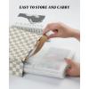 imageForeveryoung 7Inch Minigem Diamond Art Storage Book 80 Pages Diamond Painting Accessories and Tools with Clear Protectors Portfolio Folder for Artwork Organizer
