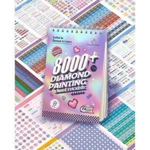 imageForeverYoung Diamond Art Label Sticker Book 72Page 8000 Stickers for Diamond Painting Lovers