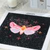 imageforever young Minigem Small Diamond Art Kits for Beginners  Crystal Orange Mini Diamond Painting Diamond Art Kits 124x136cmPink Butterfly
