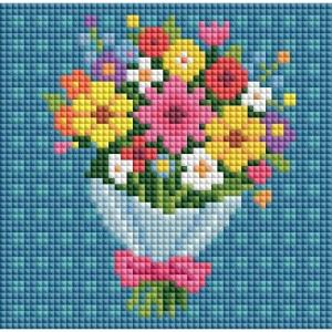 imageforever young Minigem Small Diamond Art Kits for Beginners  Crystal Orange Mini Diamond Painting Diamond Art Kits 124x136cmA Bouquet for You