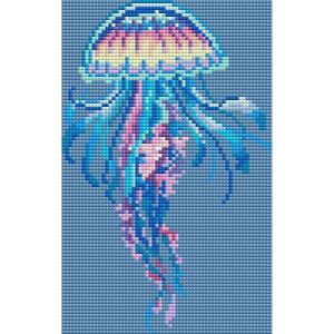 imageforever young Minigem Small Diamond Art Kits for Beginners  Crystal Orange Mini Diamond Painting Diamond Art Kits 124x136cmRainbow Jellyfish