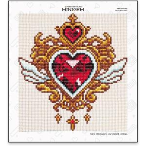 imageforever young Minigem Cat Diamond Painting Kits for Adults Gothic Canvas Small Diamond Art Kits for Beginners Round Beads Mini Diamond Art Kits for Adults 76 x 113 Inch Soulbound CatVowed Heart