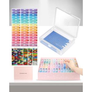 image8pcs ForeverYoung Extra Large Diamond Art Storage Containers Tray Diamond Art Accessories Diamond Painting Trays with Lids 2in1 Diamond Art Trays and Diamond Painting Storage Purple Box45pcs Storage set